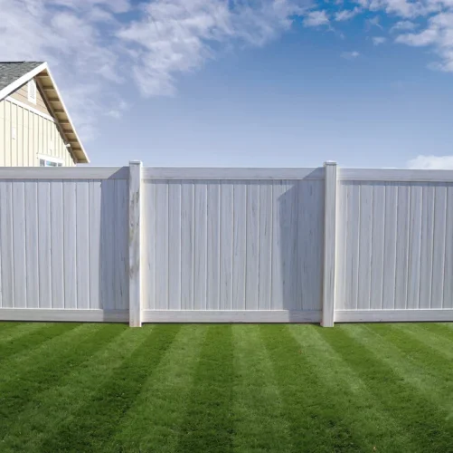 Vinyl fence